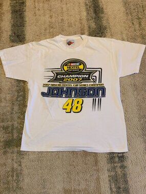 Vintage 2007 Champion Jimmie Johnson NASCAR Nextel Cup Series Champion T-Shirt